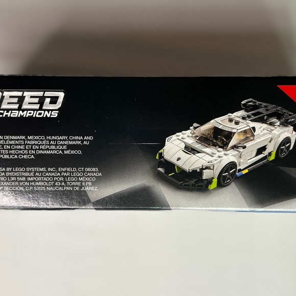 Lego Speed Champions Koenigsegg Jesko 76900 NIB 2021 Factory Sealed - Picture 3 of 9